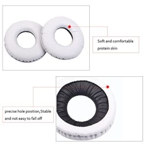 WH-CH510 Ear Pads Noise Isolation Memory Foam, Headphone Covers, Ear Pads Compatible with Sony WH-CH510/WH-CH500 Wireless Over Ear Headphones(White,Elastin)