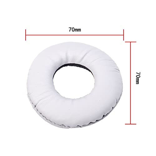 WH-CH510 Ear Pads Noise Isolation Memory Foam, Headphone Covers, Ear Pads Compatible with Sony WH-CH510/WH-CH500 Wireless Over Ear Headphones(White,Elastin)