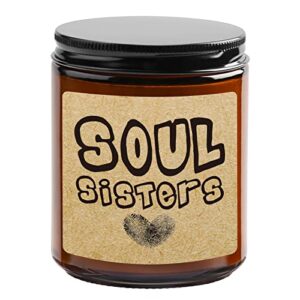birthday gifts for women, valentines day gifts for her for women, scented candles for best friends, gifts for soul sisters friends, hbestie unique friendship gifts for bestie, sister gift