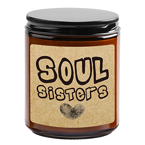 Birthday Gifts for Women, Valentines Day Gifts for Her for Women, Scented Candles for Best Friends, Gifts for Soul Sisters Friends, HBESTIE Unique Friendship Gifts for Bestie, Sister Gift