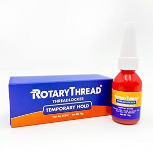 Temporary Hold Threadlocker RT242 Universal Metal Glue Medium Strength Curing Sealant 0.35oz (RT242) by Rotary Thread