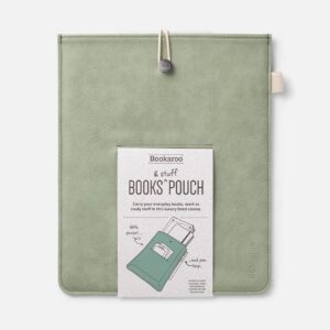 bookaroo book & stuff pouch fern