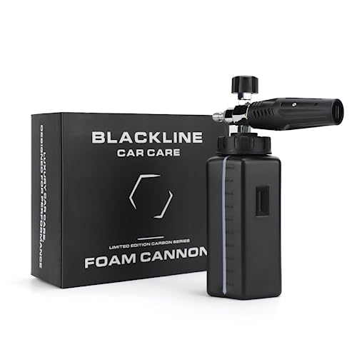 Blackline High-Performance Foam Cannon for Pressure Washer Premium Car Wash Foam Gun for Car Soap Cannon Foam Sprayer Wide Mouth Snow Foam Lance Soap Sprayer for Pressure Washer Car Foam Gun Cleaner