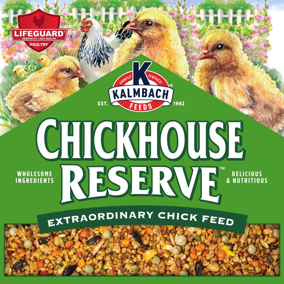 Kalmbach Feeds Chickhouse Reserve 18% Whole Grain Complete Feed for Chicks, 30 lb