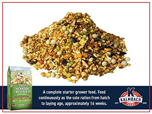 Kalmbach Feeds Chickhouse Reserve 18% Whole Grain Complete Feed for Chicks, 30 lb