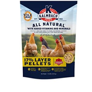 Kalmbach Feeds 17% All Natural Layer Pellet for Egg Laying Chickens, 10 lb Bag