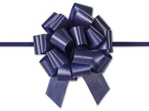 navy blue 4 inch pull bows 10 pack gift wrap christmas wedding gift wrap pull bows pull string bows by a1 bakery supplies