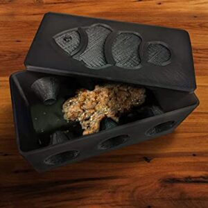 Bristle Worm Trap Saltwater Aquarium, Sinking Bristle Worm Trap Box, Bristle Worm Catcher Aquarium Saltwater Aquarium Black Unique