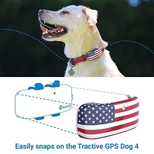 Tractive Tracker Cover - USA, Red, White & Blue