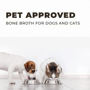 Left Coast Performance 8oz Beef Bone Broth Powder for Dogs and Cats – Premium Grass-Fed Beef Broth Topper for Picky Eaters –Supports Joints and Gut Health – Bone Broth for Cats