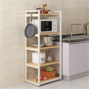 JF-XUAN Kitchen Shelf Microwave Oven Rack Multifunctional Open Microwave Oven Rack 5-layer Kitchen Storage Shelf Compatible with Kitchen Utensils Towels And Accessories Large Microwave Oven Rack (C