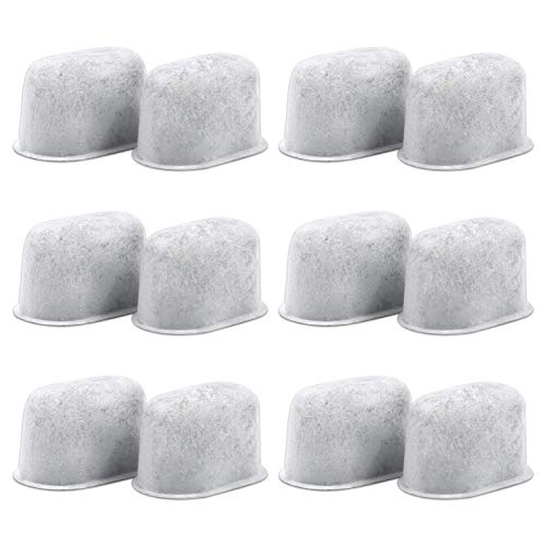 Fasezoomit 12 Pack Compatible Charcoal Water Filter Replacements for Breville BWF100 and Keurig Coffee Machines(12 Pack)