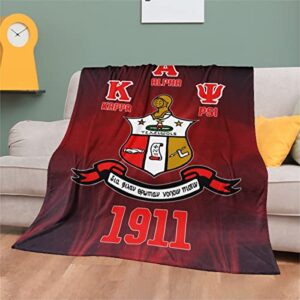 win fafa gao kappa alpha psi premium flannel fleece blanket throw blanket textured solid soft sofa couch cover blanket large flannel fleece plush throw blanket (60''x50'')