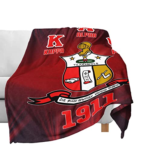 Win FaFA Gao Kappa Alpha Psi Premium Flannel Fleece Blanket Throw Blanket Textured Solid Soft Sofa Couch Cover Blanket Large Flannel Fleece Plush Throw Blanket (60''x50'')