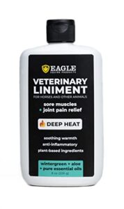 magnagard veterinary liniment gel for horses | sore muscle rub | soothing warmth, made with plant-based ingredients | new & improved formula