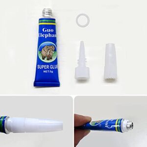 EastVita Aquarium Landscape Super Glue Fast-Drying Glue Strong Adhesive Safe Glue for Plants Moss Coral Stone Wood Coral Non-Toxic Fresh and Salt Water 100g Skeleton Glue