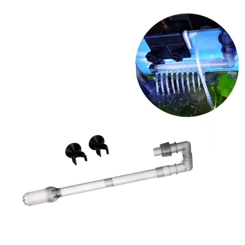 MiOYOOW Aquarium Canister Filter Inlet Outlet Kit, Fish Tank Inlet Outlet Pipes Aquarium Water Inlet Drain Pipe for HW-603B/602B, Inner Diameter 12 mm