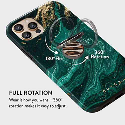 BURGA Stylish Metal Cell Phone Ring Stand Holder, Finger Grip Kickstand 360 Degree Rotation, Wildcat Savage Wild Tiger Cheetha, Universal Compatible with iPhone iPad Samsung Galaxy Huawei Google Pixel