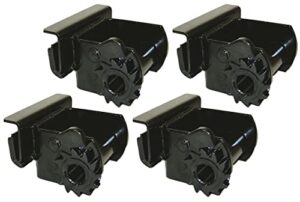 mytee products (4 pack) wilson trailer w track slider winch flatbed semi truck