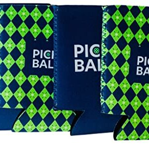 Pickleball Can Coolers - Set of 4 - Pickleball Party Supplies