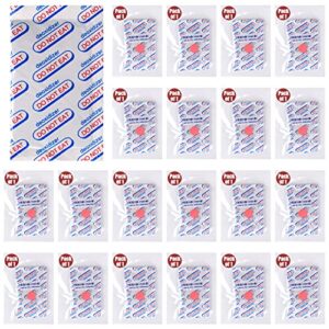 2000cc oxygen absorbers for food storage (individually sealed, total 20 packets) - long term food storage for mason jars, mylar bags, canning, vacuum bags