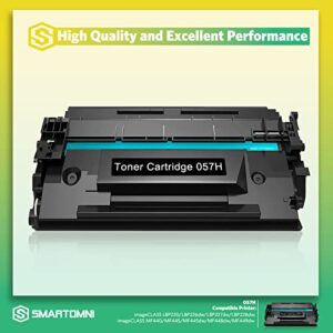 S SMARTOMNI Compatible 057H Toner Cartridge Replacement for Canon 057H 057 CRG-057 Cartridge Compatible with Canon ImageCLASS MF440 MF445dw MF448dw MF449dw LBP220 LBP226dw LBP227dw LBP228dw Printer