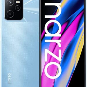 realme Narzo 50A Prime Dual-SIM 64GB ROM + 4GB RAM (GSM Only | No CDMA) Factory Unlocked 4G/LTE Smartphone (Flash Blue) - International Version