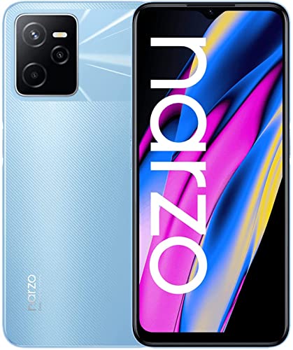 realme Narzo 50A Prime Dual-SIM 64GB ROM + 4GB RAM (GSM Only | No CDMA) Factory Unlocked 4G/LTE Smartphone (Flash Blue) - International Version