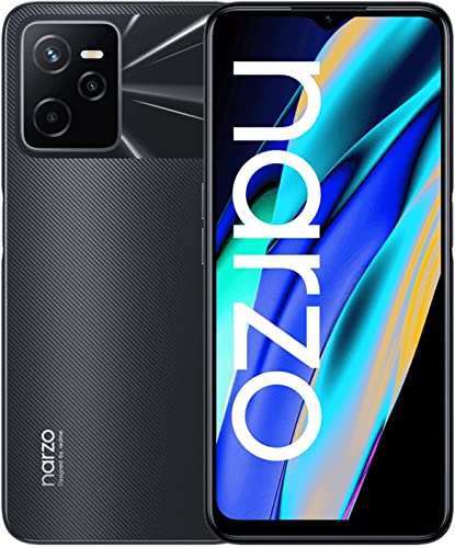 realme Narzo 50A Prime Dual-SIM 64GB ROM + 4GB RAM (GSM Only | No CDMA) Factory Unlocked 4G/LTE Smartphone (Flash Black) - International Version