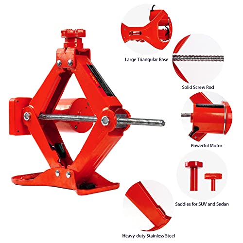 FEANISIFEI Electric Car Jack Kit 3 Ton 12V Electric Car Jack with Impact Wrench Electric Jack for Car SUV Car Emergency Repair Kit