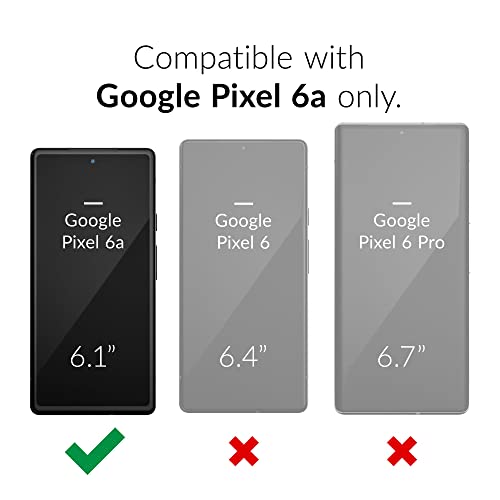 Crave Clear Guard for Pixel 6a Case, Shockproof Clear Case for Google Pixel 6a