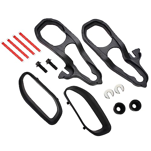 Tow Hooks for Ram 1500 Front Forged Heavy Duty Front Car Tow Hooks Compatible with Dodge Ram 1500 DT 2019 2020 2021 2022 2023# 82215268AB Black