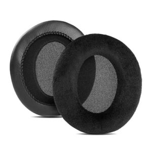 taizichangqin ear pads ear cushions earpads replacement compatible with sennheiser rs140 hdr140 rs130 hdr130 headphone ( black velour )