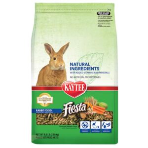 kaytee fiesta naturals rabbit food, 6.5 lbs.