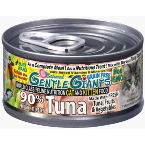 gentle giants tuna wet cat food, 3 oz., case of 24, 24 x 3 oz