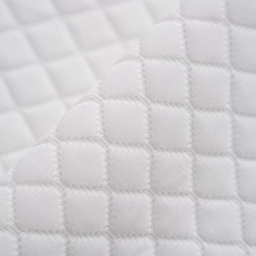 HIGHSEASON 100% Waterproof Cooling Mattress Protector King Size with 3D Air Fabric Cooling Feel Ultra Soft Protector Cover Breathable Noiseless Fitted 8" - 21" Extra Deep Pocket (78"X80", White)