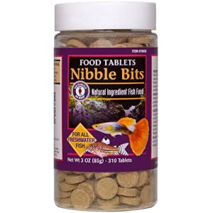 san francisco bay brand food tablets nibble bits, 3-ounces 310 tablets, stick on glass food for a feeding frenzy