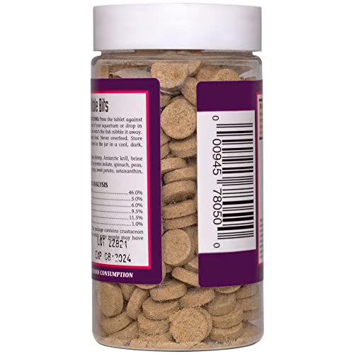 San Francisco Bay Brand Food Tablets Nibble Bits, 3-Ounces 310 Tablets, Stick On Glass Food for A Feeding Frenzy