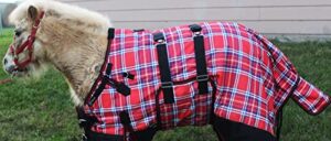 challenger 50" 600d miniature weanling donkey pony horse foal winter blanket navy 51972b