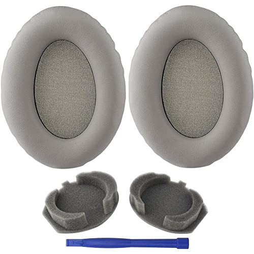 WH-1000XM3 Ear Pads, BUTIAO Replacement Protein Leather Ear Cushions Cups Memory Foam Earpads Earmuffs for Sony WH-1000XM3 WH1000XM3 WH 1000XM3 Over-Ear Headphones - Champagne