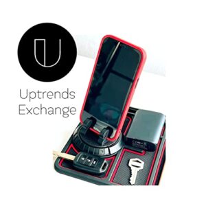 Uptrends Exchange 4-in-1 Non-Slip Phone Car Pad, Dashboard Phone Mat, 360 Degree Rotating Phone Holder, for Car Dash