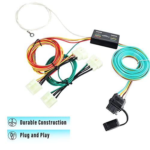 Oyviny Vehicle Side Custom 4 Way Trailer Wiring Harness 1984-1995 Toyota Pickup/1995-2004 Toyota Tacoma