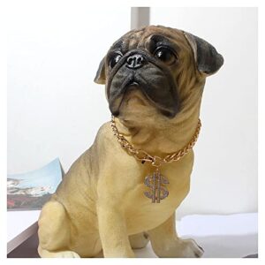 KOSMOS-LI Necklace for for Small Dog Dollar Pendants Cute Pet Jewelry