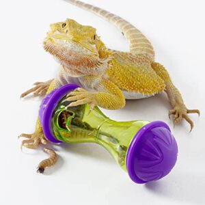 REPTIZOO 2 PCS Bearded Dragon Toys Reptile Feeder Toy, Bearded Dragon Accessories Reptile Terrarium Tank Decor for Lizard, Bearded Dragon, Gecko, Small Animals