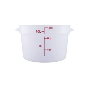 CenPro 29A-055 Round Food Storage Container - 12 Qt. Capacity - Translucent - NSF