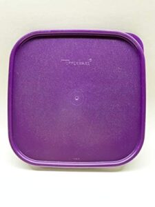 tupperware modular mates square replacement lids seal lid 1623 dewberry 7" x 7"
