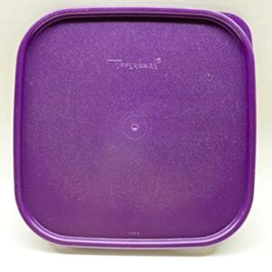 Tupperware Modular Mates Square Replacement Lids Seal Lid 1623 Dewberry 7" x 7"