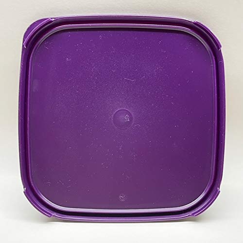 Tupperware Modular Mates Square Replacement Lids Seal Lid 1623 Dewberry 7" x 7"