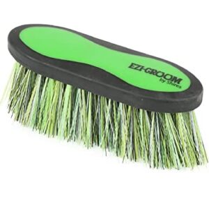 Shires Equestrian Ezi-Groom Grip Long Bristle Dandy Brush (Forest)