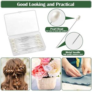 PAXCOO Floral Arrangement Kit with Green Tape and Wire, Boutonniere Flower pin, Wire Cutter for Wreath Making Supplies